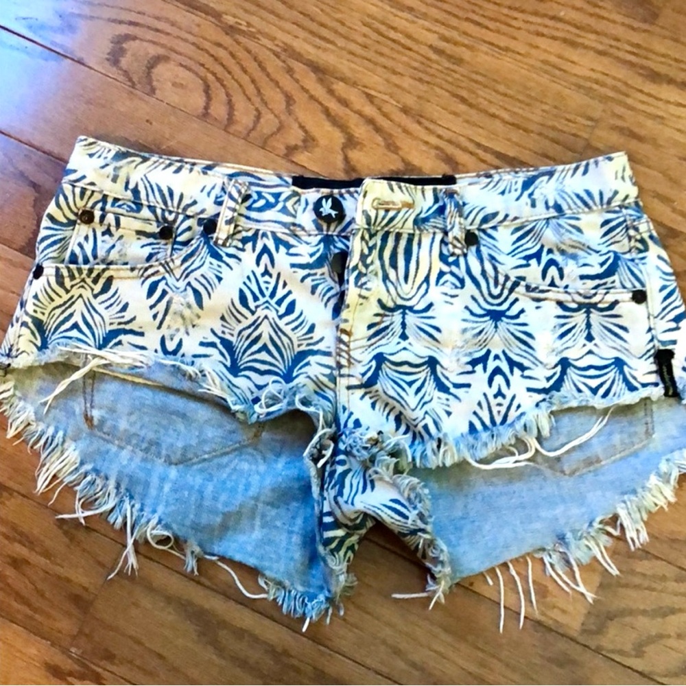 One Teaspoon Aztec Women's Denim Shorts
